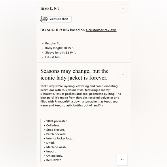 J. Crew lady puffer jacket - Picture 7 of 7